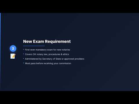 New Oklahoma Notary Laws 2026 — HB 2265 Changes Explained