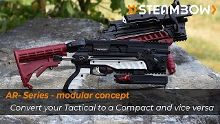 Steambow AR-6 Stinger II Tactical - Umrüstsatz auf Compact