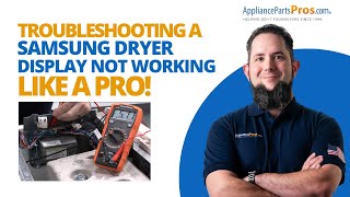 Samsung dryer display not working? Try this first!