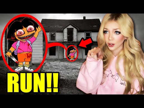 If You See CREEPY DORA THE EXPLORER Outside Your House, RUN AWAY FAST!! (Scary)