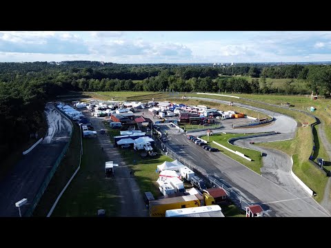 BK Rallycross Round 2-3 Buxtehude - paddock drone shots Estering