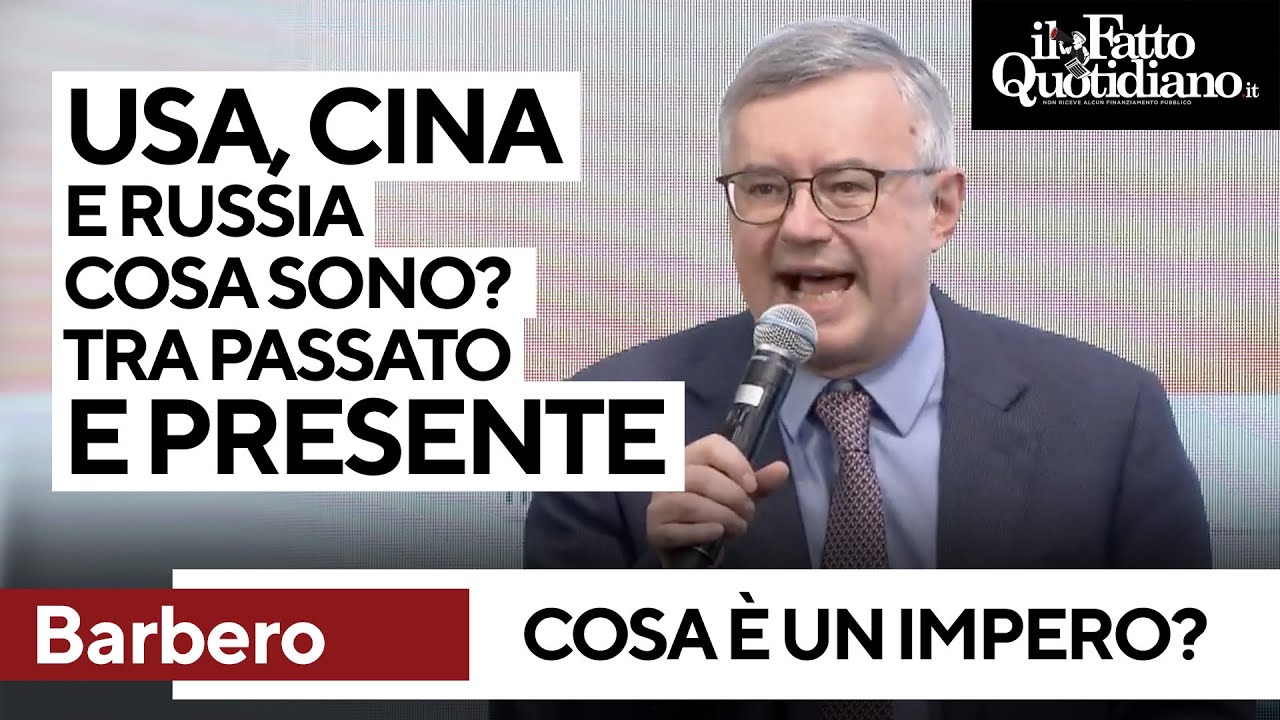 Cosa è un impero? Alessandro Barbero spiega le differenze tra passato e presente