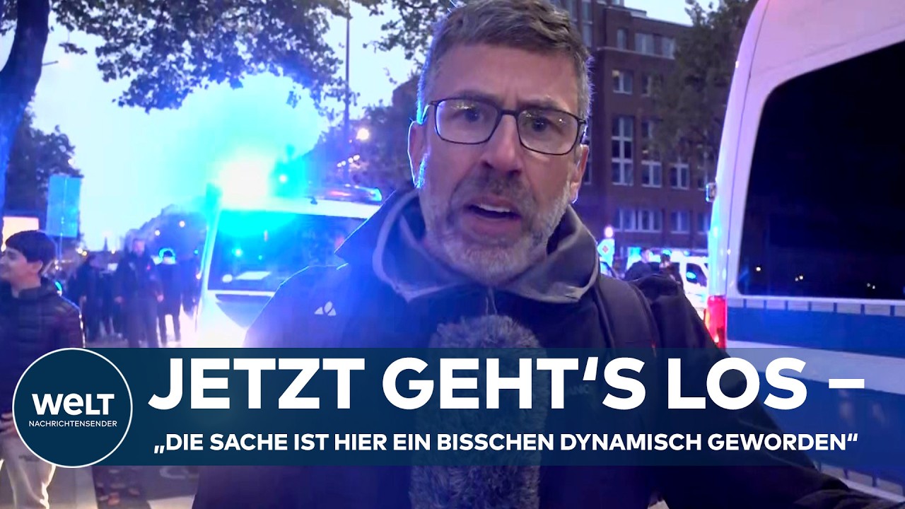 GENZ REGELT DEMOS: Polizei setzt bei Protesten in Köln und Hamburg Wasserwerfer ein