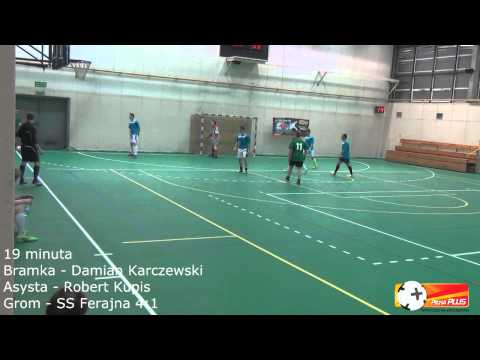 Grom - SS Ferajna 10:2 - Bramki, Piłka Plus, Sezon Zima 2013/2014, 01.02.2014