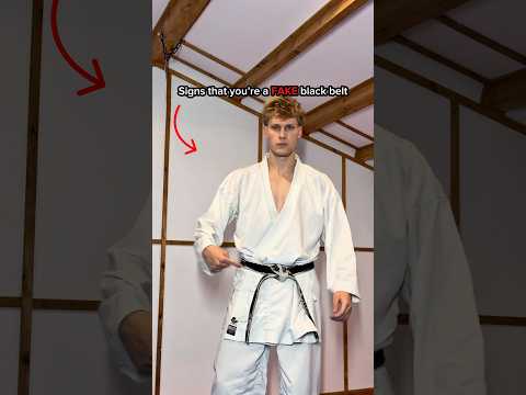 Signs that you’re a FAKE black belt…