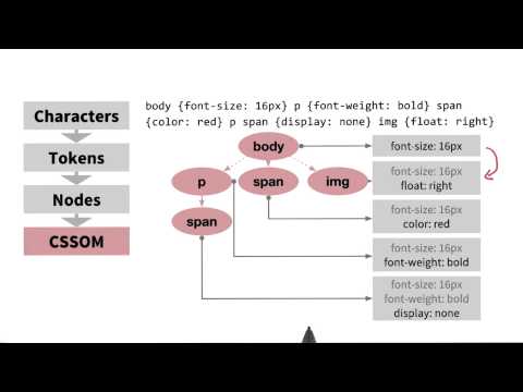 Converting CSS to the CSSOM Website Performance Optimization