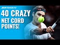40 Times the Net Cord Got Involved in a Crazy Tennis Point!