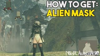 Nier: Automata How To Get The "ALIEN MASK" - Half Witt Inventor Sidequest Guide