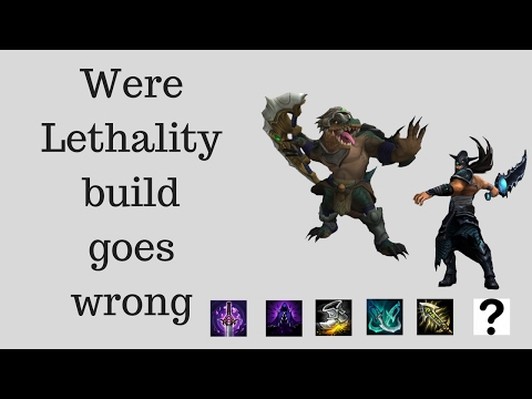 Tryndamere vs Renekton with Lethality build, and where it goes wrong