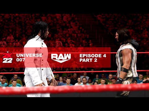 WWE 2K22 Universe Mode - RAW - Rhea Ripley & Asuka vs Shotzi & Liv Morgan
