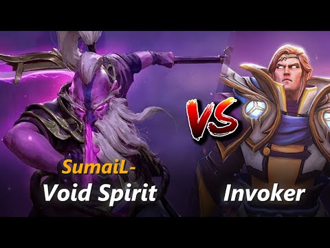 How to Void Spirit mid vs Invoker (feat. SumaiL-) | First 7 minutes