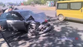 Пьяный водитель на Subaru врезался в Opel в Николаеве (фото, видео)
