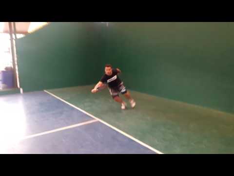R.P salida de pared chiquita en padel