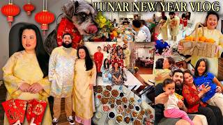 VLOG: celebrating lunar new year, i was surprised, mom's cooking, making pandan matcha was a fail! 🤢