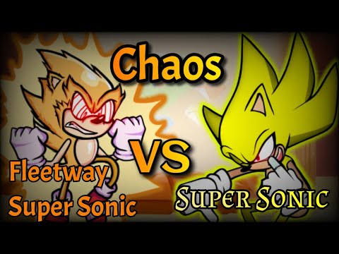 FNF | Fleetway Super Sonic Vs Modern Super Sonic Sings Chaos [COVER]