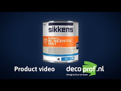 Sikkens Rubbol BL Rezisto Mat - Matte lakverf voor een extra kras- en slijtvaste afwerking!