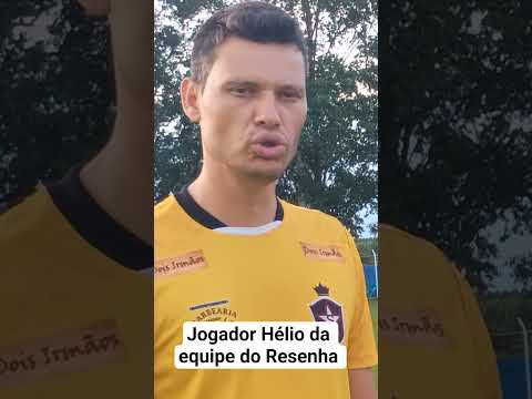 Entrevista com o Goleiro Hélio do Resenha