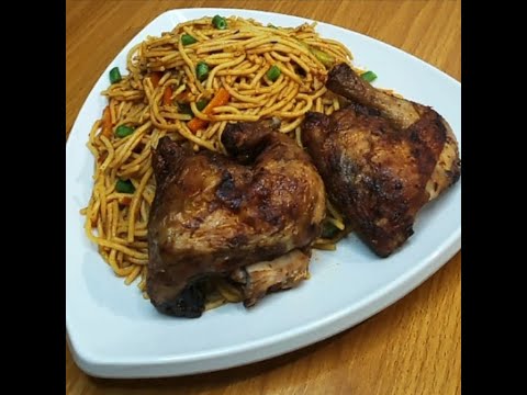 How To Make The Easiest/Tastiest Jollof Spaghetti Recipe - with Veggies.Ready in 20 minutes