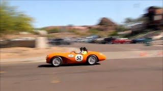 preview picture of video '1955 Aston Martin DB3S leaving Copperstate 1000'