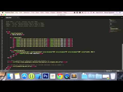 Bootstrap 3 Tutorial 59 - Progress Bar With A Label
