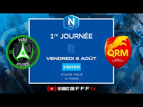 J1 I Paris 13 Atletico vs QRM en replay (1-0) I National FFF 2025-2026