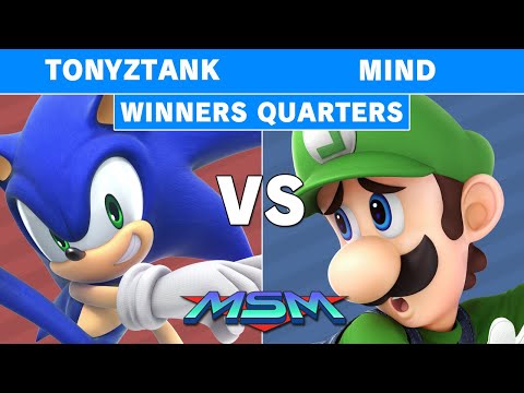 MSM Online 38 - TonyZTank (Sonic) Vs. Mind (Luigi) Winners Quarters - Smash Ultimate