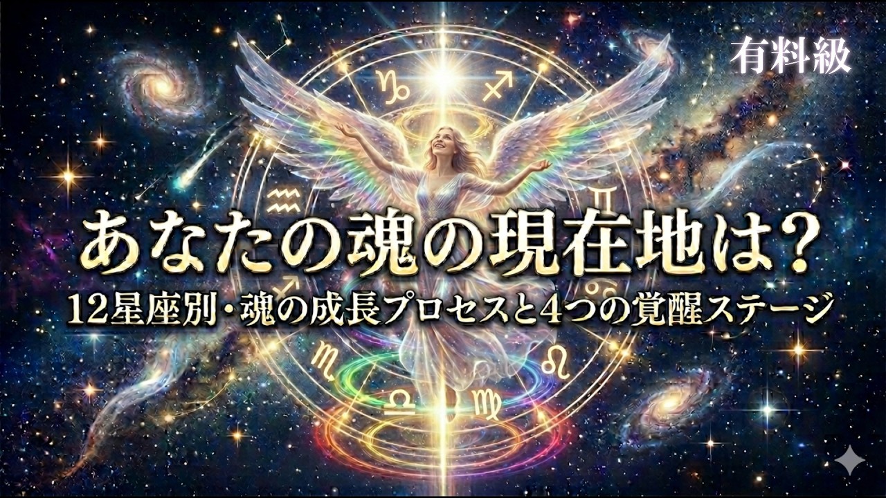 【有料級】あなたの魂の現在地は？12星座別・魂の成長プロセスと4つの覚醒ステージ～前半～
