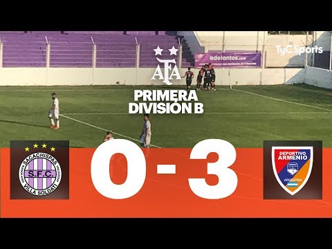 Sacachispas 0 vs  Deportivo Armenio 3 | Fecha 6 | Primera División B 2019/2020