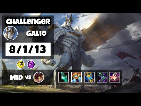 Galio 11.13 Gameplay Challenger S11 Mid (8/1/13) - OCE