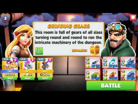DRAGON MANIA LEGENDS BATTLE THE DAILY DUNGEON 02-01-2017