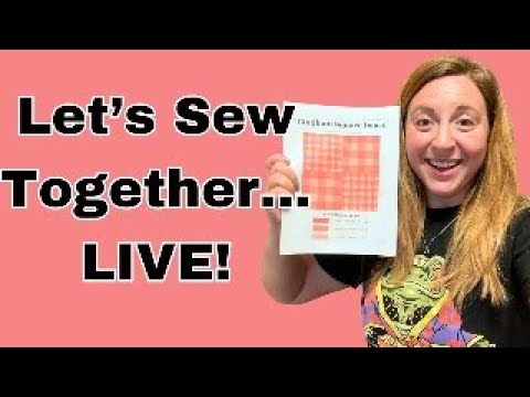 Gingham Square Dance Sew Along! Let's Sew Together!