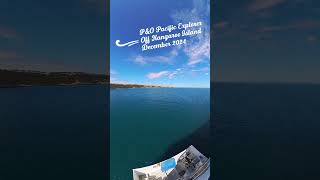 P&O Explorer Cruise ship off Kangaroo Island, South Australia