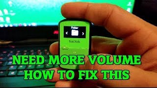 How To Make Sound More Louder- SanDisk Clip Jam Mp3 Player