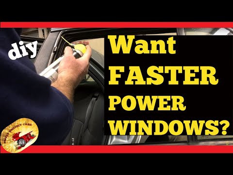 HOW TO Make Your Power Windows Move UP & Down Faster...U WON'T BELIEVE YOUR EYES
