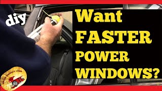 HOW TO Make Your Power Windows Move UP & Down Faster...U WON