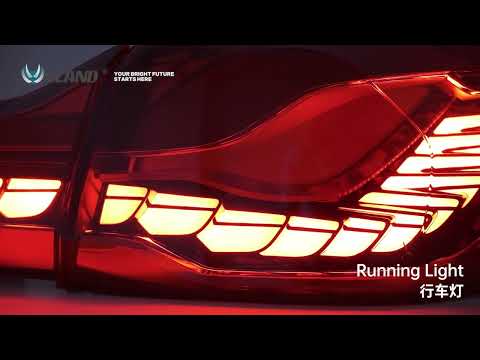 VLAND Oled Tail Lights For BMW M4 GTS F32 F33 F82 F36 F83 4-Series 2013-2020 - Color Red