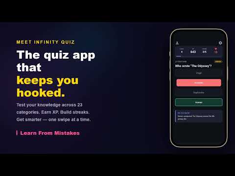 Infinity Quiz - Swipe & Learn
