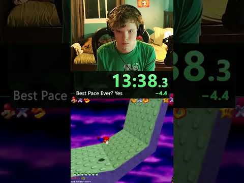 The Best Run Ever in Super Mario 64... #speedrun #nintendo #shorts