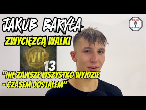 JAKUB BARYŁA ZWYCIĘŻA NA GALI WiP 13 W SWOIM DEBIUCIE W OKTAGONIE