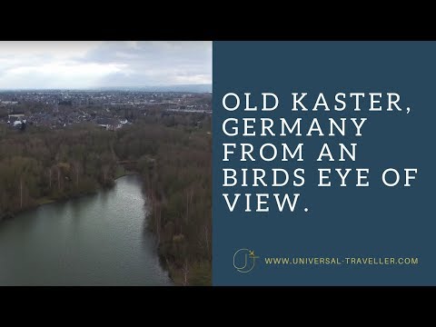 Old Kaster, Germany from an birds eye of view.