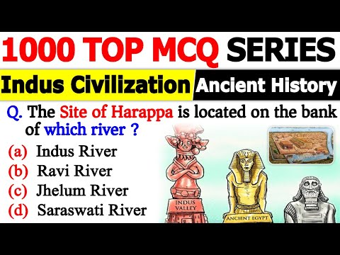 Ancient History | Indus Valley Civilization MCQs | Top 1000 Most Important MCQs | Marathon Ancient