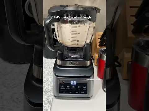 Ninja blender BN801 processor making of wheat dough #wheatdough #wheatflour #ninjablender #review