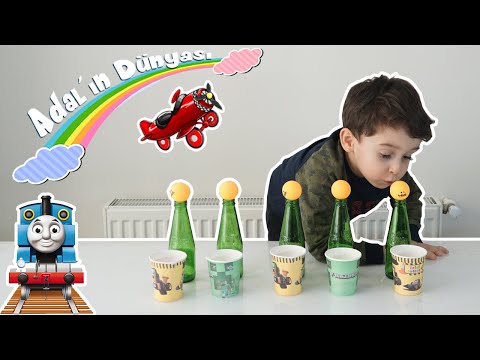 PİNPON TOPU İLE EĞLENCELİ BİR OYUN OYNADIK ve SİZLERE KÜÇÜK BİR SİHİRBAZLIK GÖSTERİSİ HAZIRLADIK