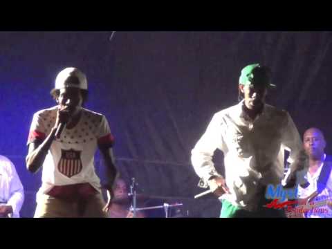 Ambi and Ricky T Performing Ramen (Vat that Causing that) in Dominica