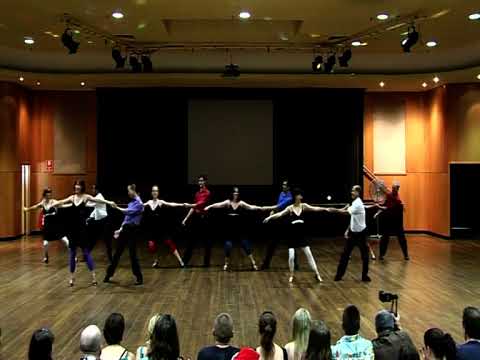 2008 Ceroc Christmas Party - Don't Stop Intermediate Routine