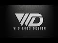 W D Logo Design On Android Pixellab Professional Logo Design Tutorial