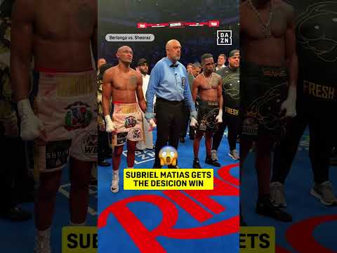 SUBRIEL MATIAS GETS THE WIN 💪 #shorts #BerlangaSheeraz x #StevensonZepeda