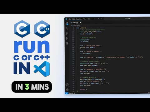 VSCode C/C++ Setup - Run C/C++ in Visual Studio Code