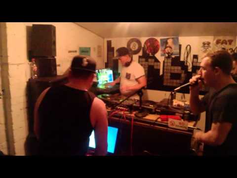 Unity Flirt and Mc Kmd alongside Djs Defex and Dirty Disk at Urban Kronix