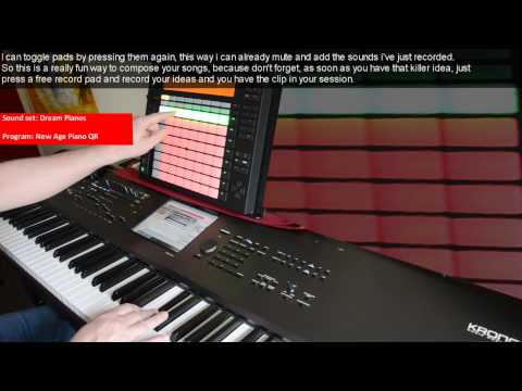 Korg Kronos Tutorial: 17 Loop Recording in Ableton Push with the Magical Clouds Sound Set